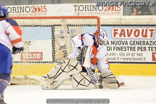2015-01-10 Torino Bulls-Hockey Milano Rossoblu U14 0884 Davide Fadani